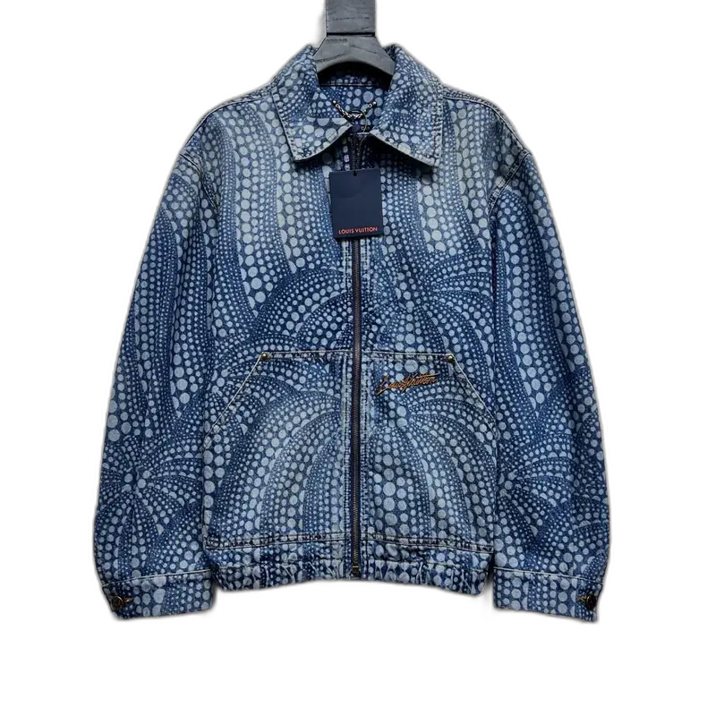 Veste en jean Louis Vuitton Kusama Pumpkin