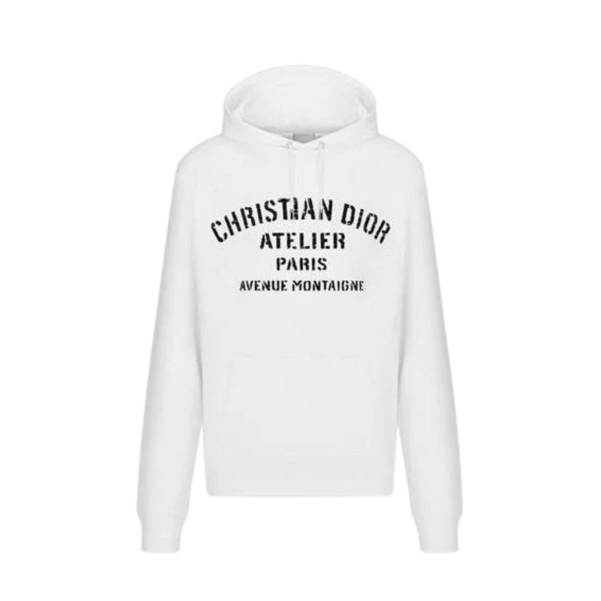 DIOR-Men's DIOR Casual Alphabet hoodie White