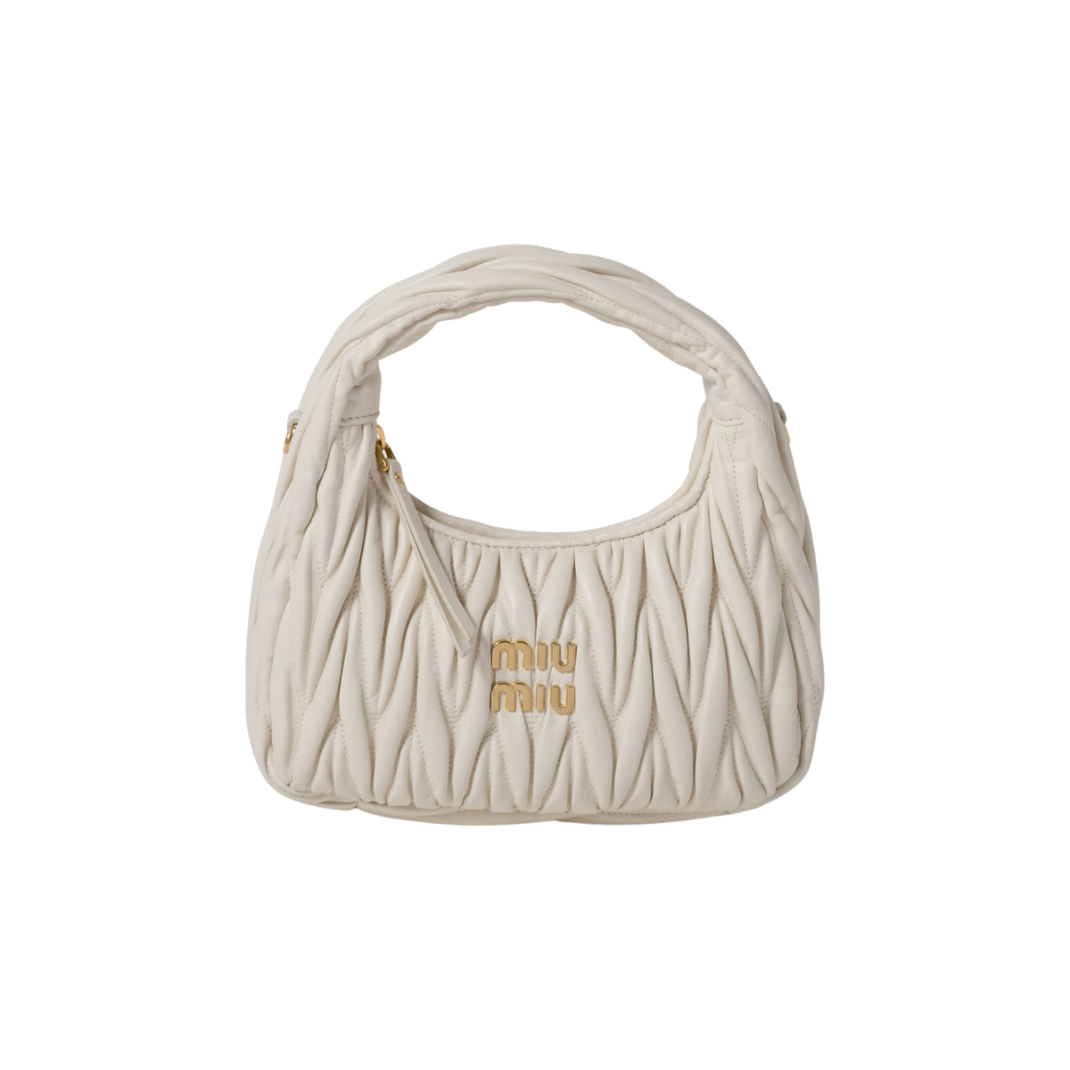 Sac miu miu hobo Wander en cuir nappa matelassé