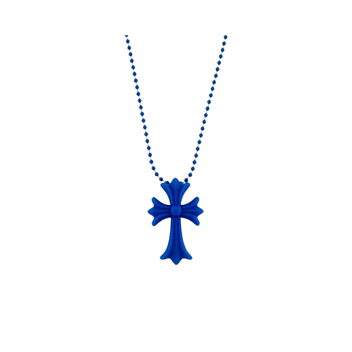 Chrome Hearts Silichrome Cross Silicone Blue
