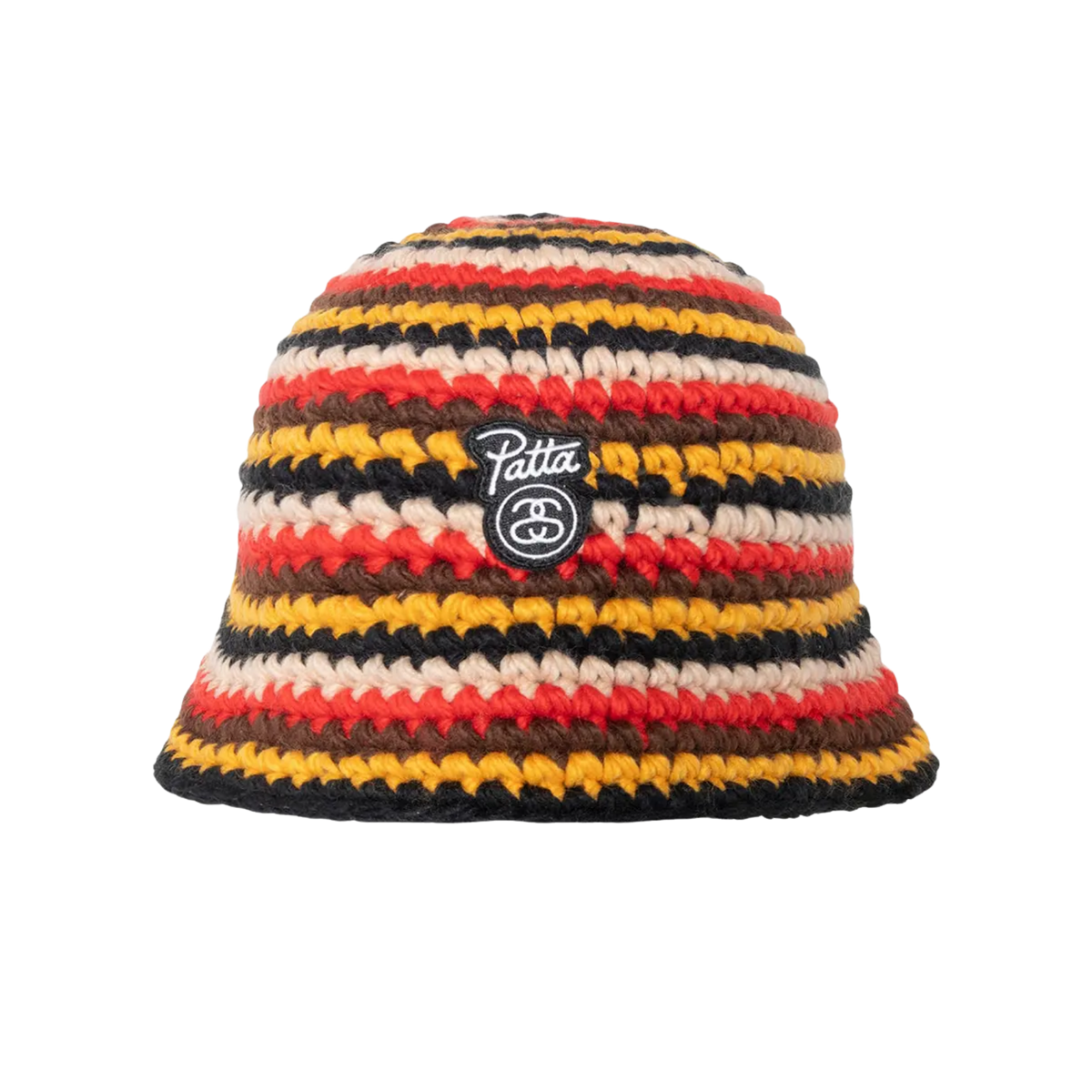 Stussy x Patta Striped Knit Bucket Hat 'Multicolor'
