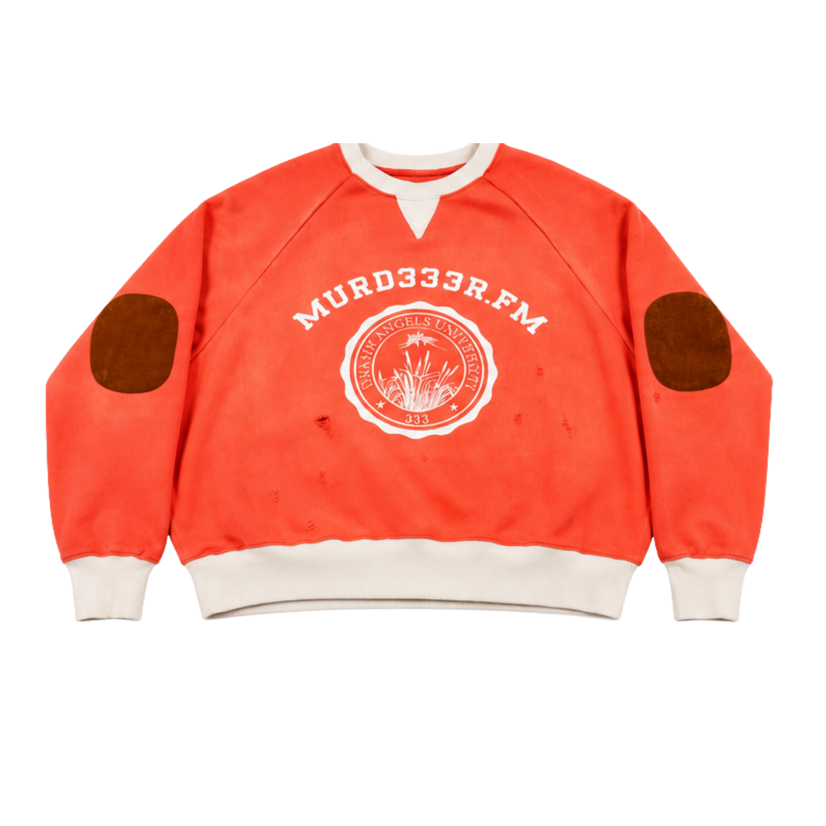 CREWNECK MURD333R.FM CORAL