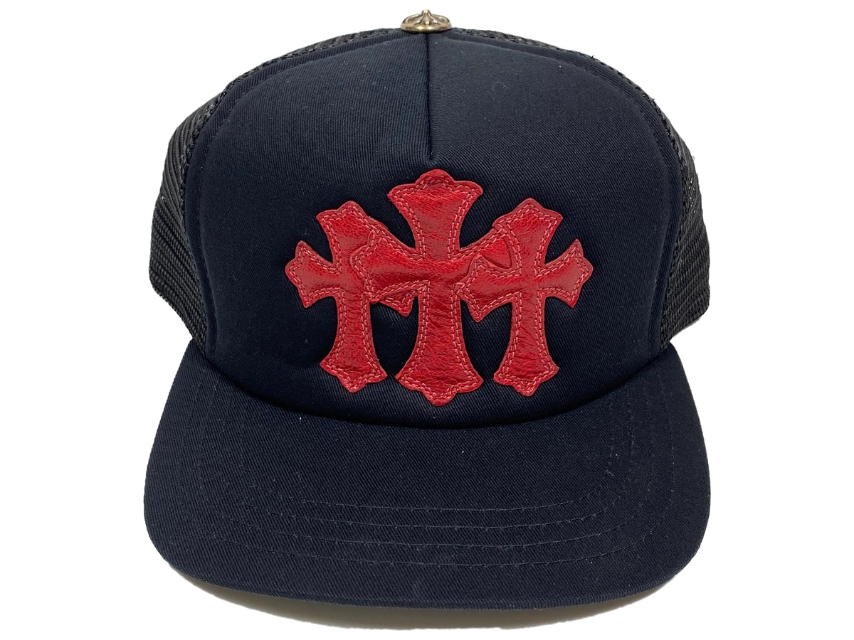 Chrome Hearts Cemetery Trucker Hat Black/Red