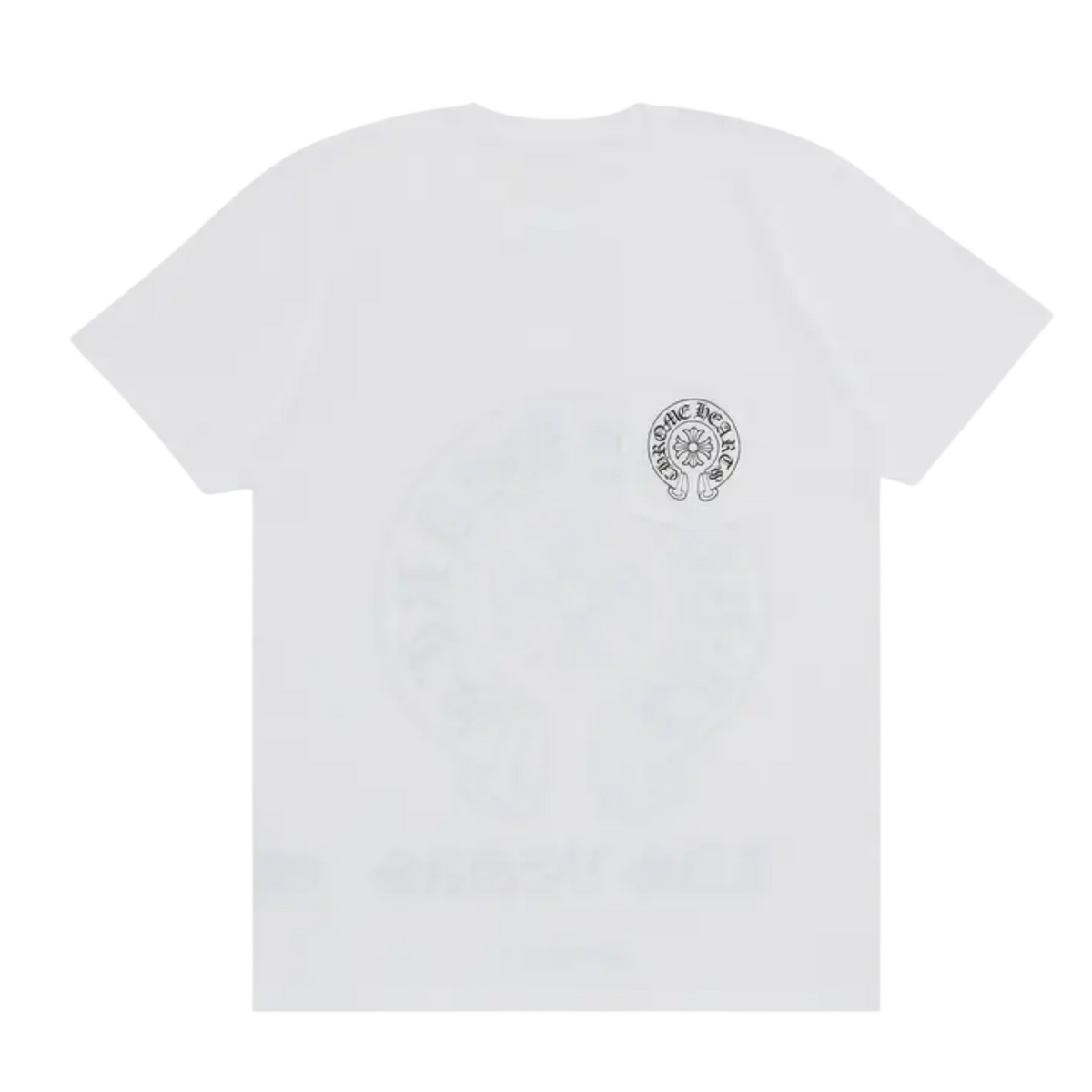 Chrome Hearts Horse Shoe Logo Pocket T-Shirt White