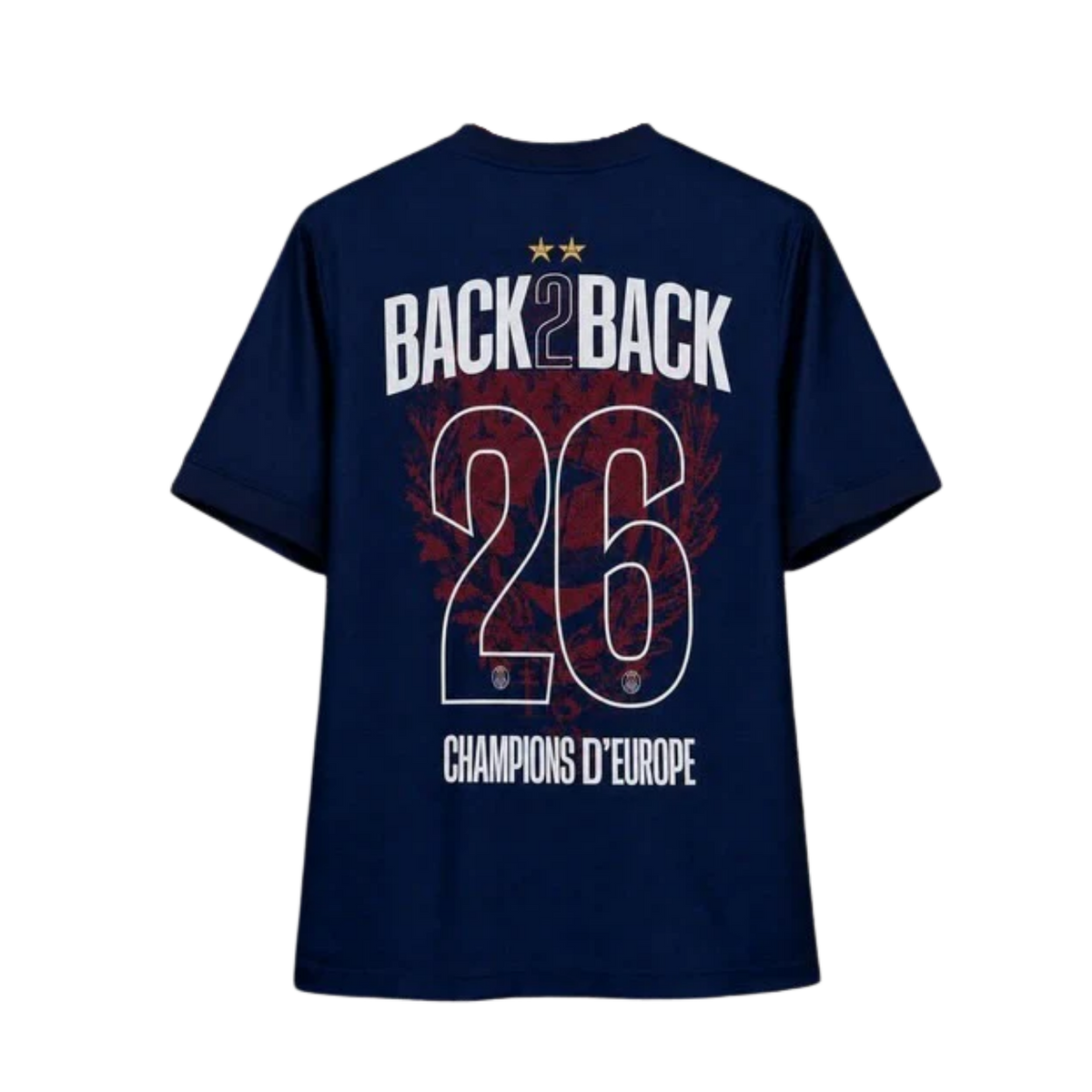 Nike PSG 2025/26 Home Stadium Jersey (Champions of Europe 2026 Print) Navy