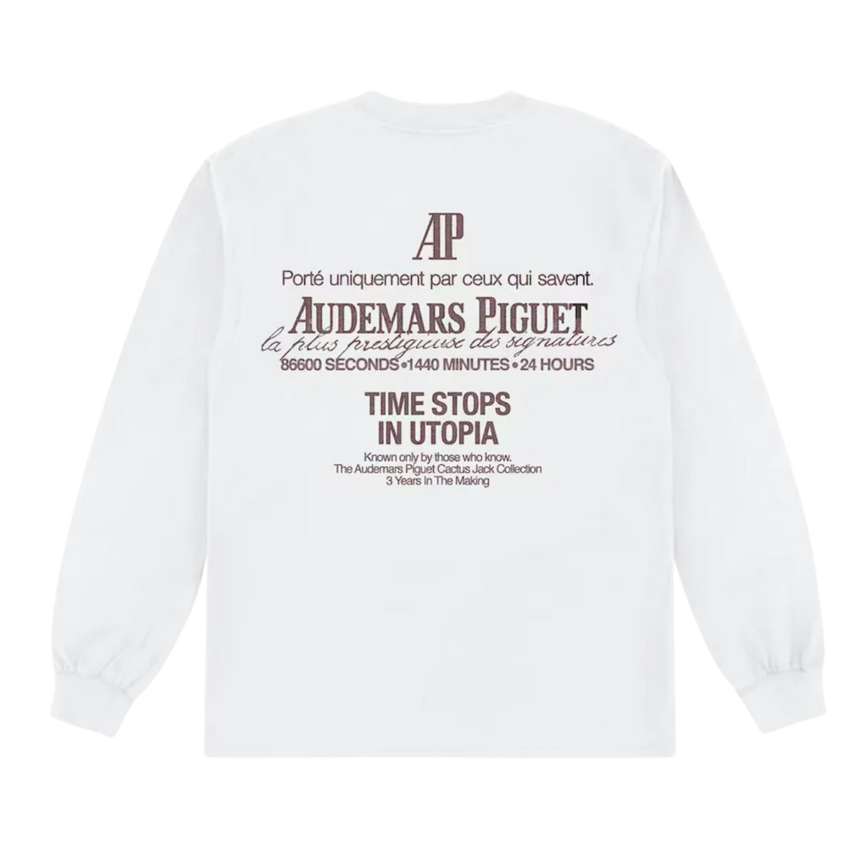Travis Scott CJ x Audemars Piguet Utopia Tee White