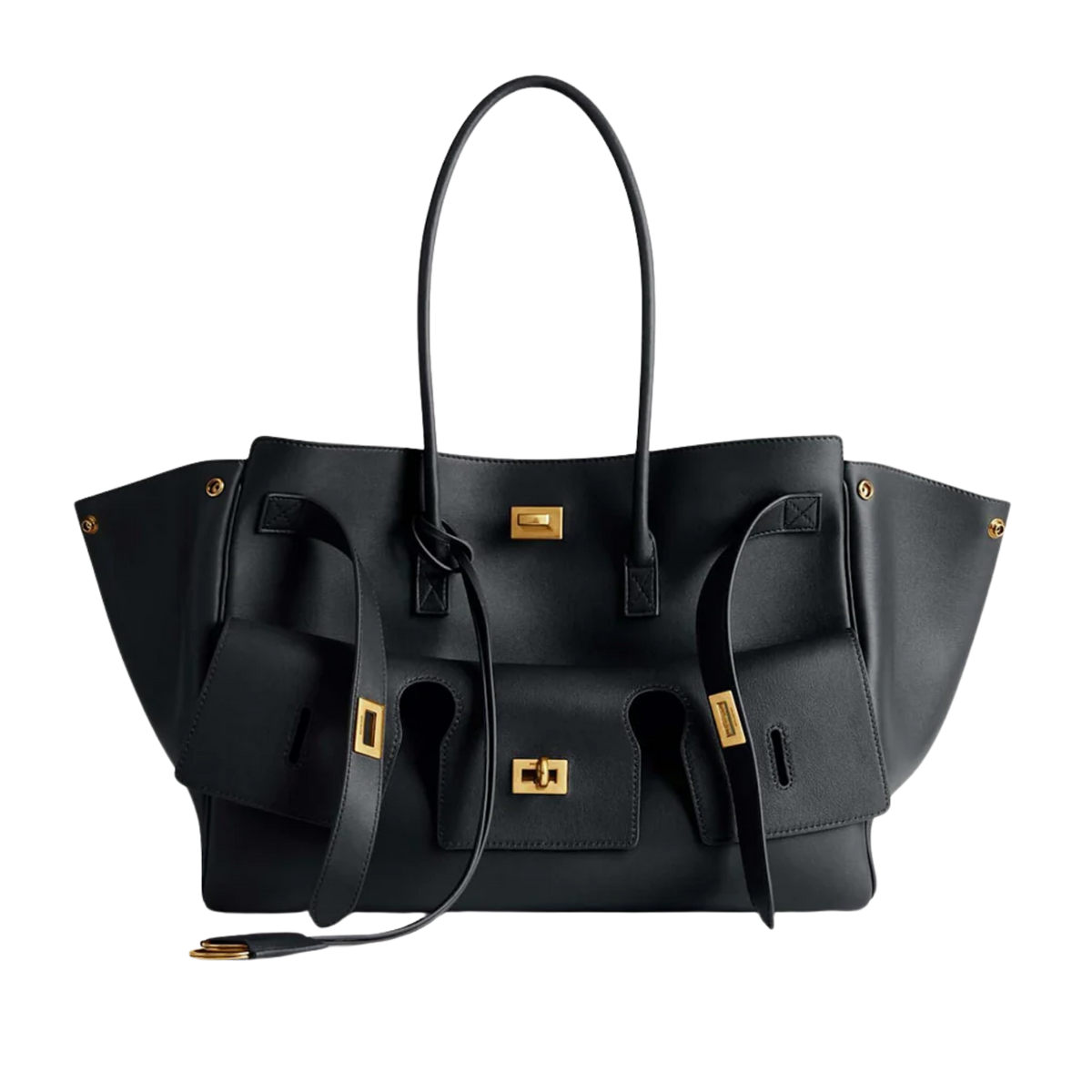 Balenciage bel air medium black gold