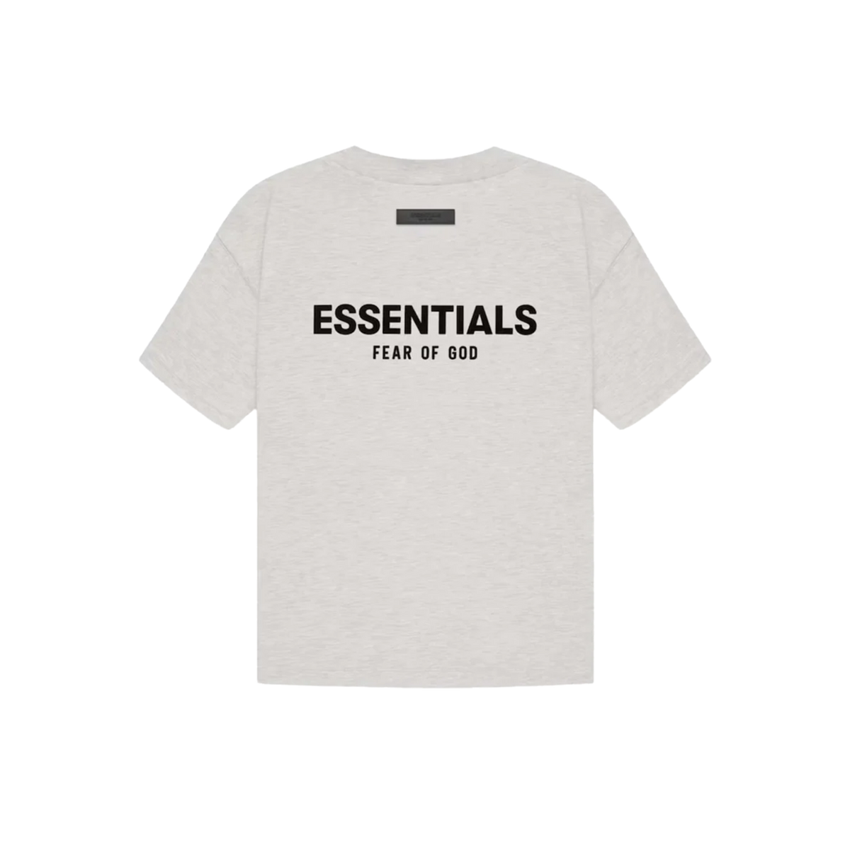 fear of god essential light oatmeal tee