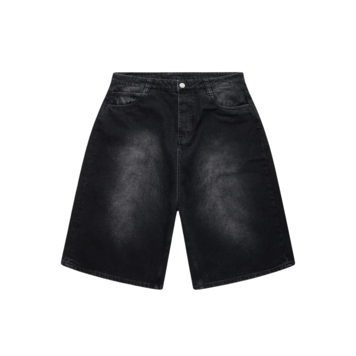 Short délavé noir 6PM