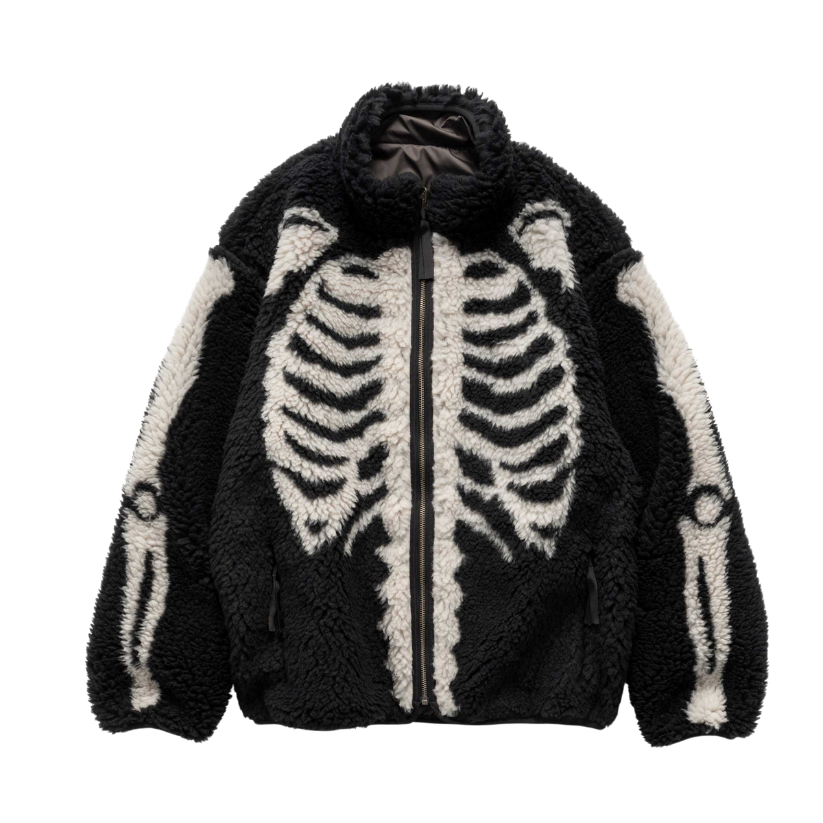 Kapital BONE Boa Fleece Reversible Blouson