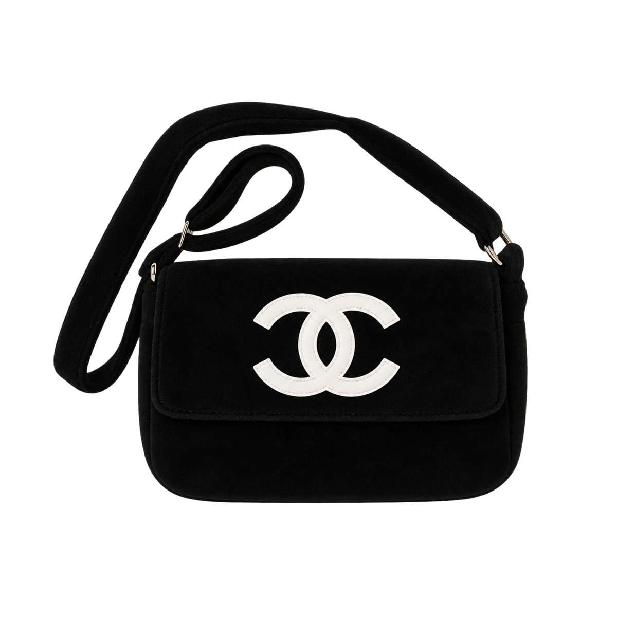 Chanel precision shoulder bag black