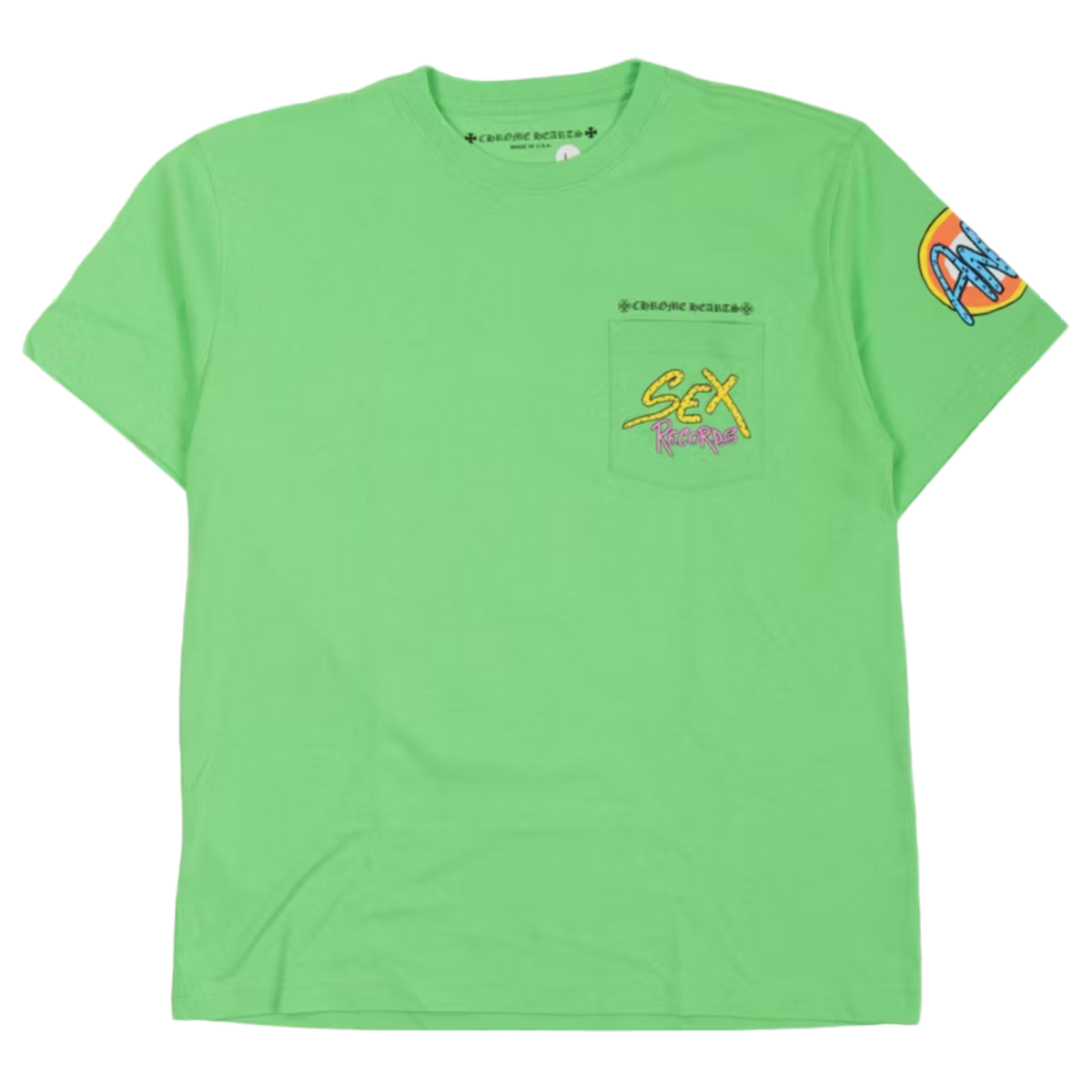 Chrome Hearts Matty Boy Sex Records T Shirt Citrus