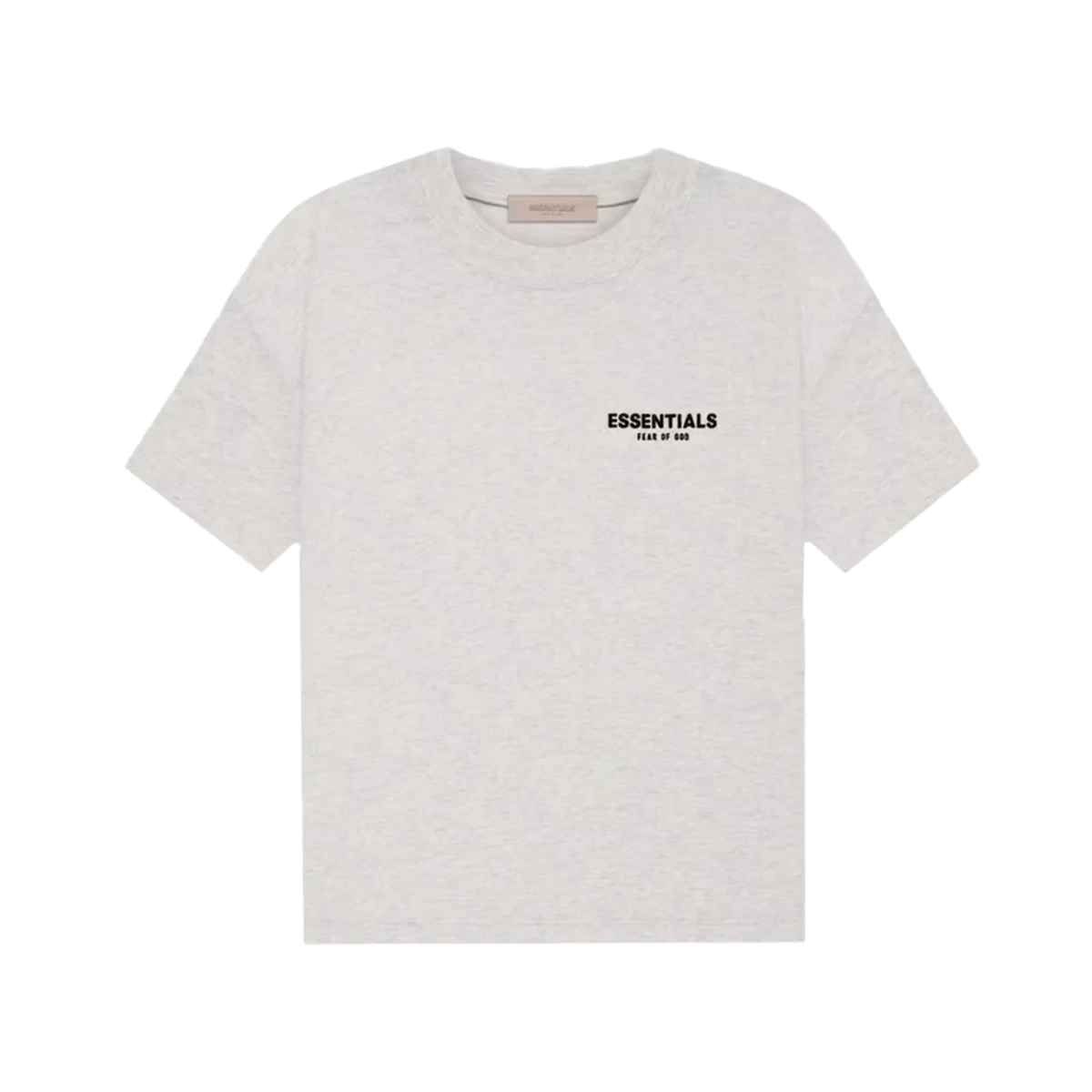 fear of god essential light oatmeal tee