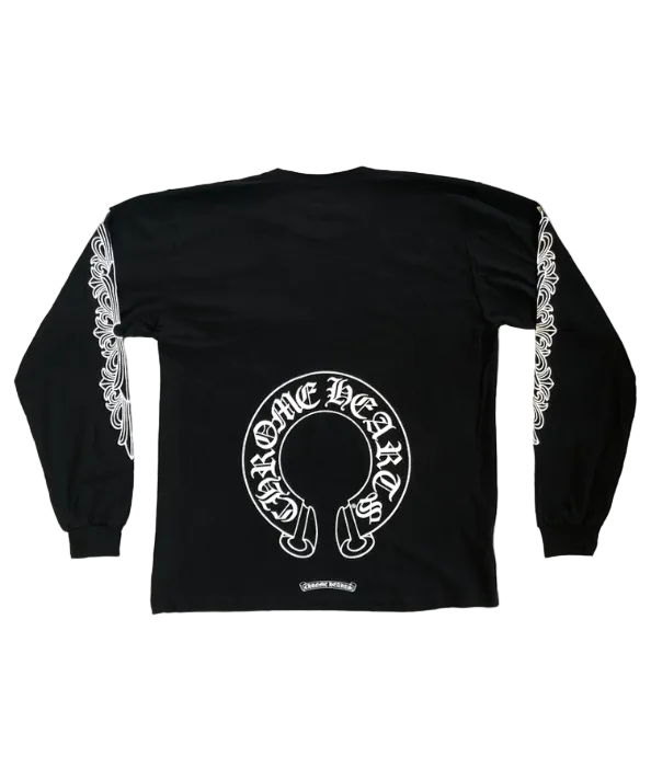 Chrome Hearts Horse Shoe L/S T-shirt Black