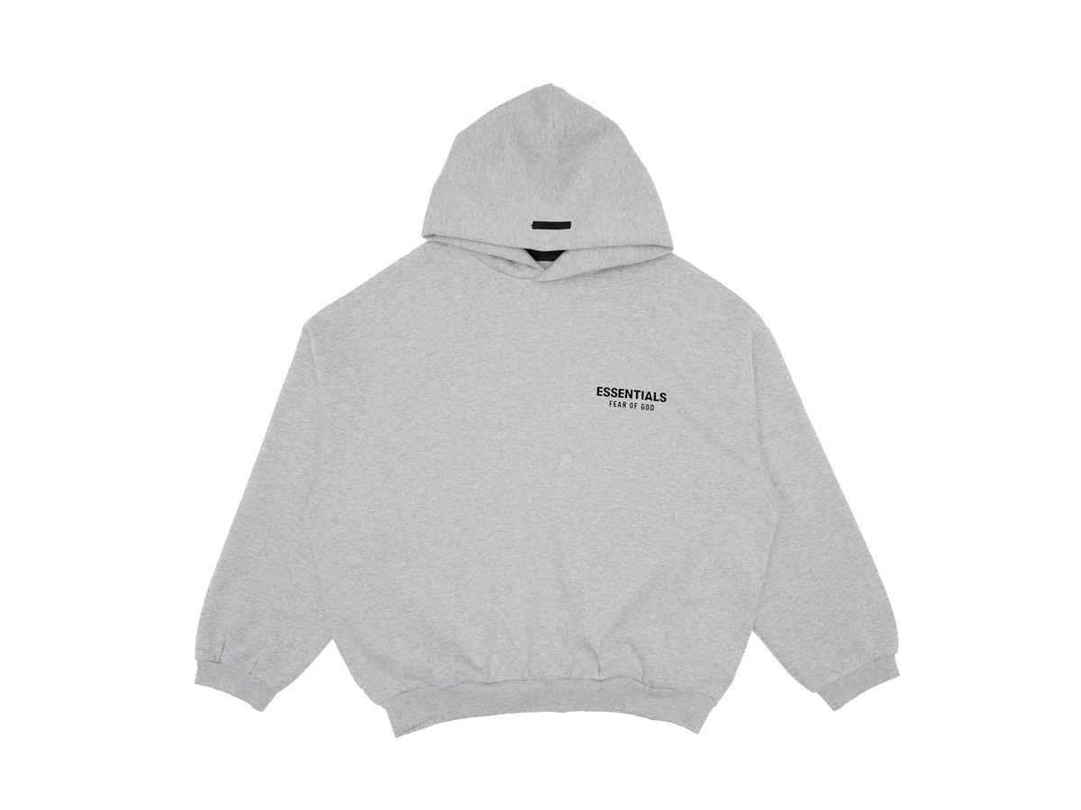 Fear of God Essentials Fleece Hoodie Light Heather Gray
