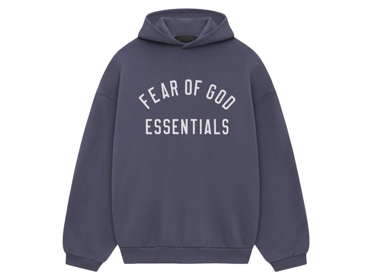 Fear of God Essentials Fleece Hoodie Marine