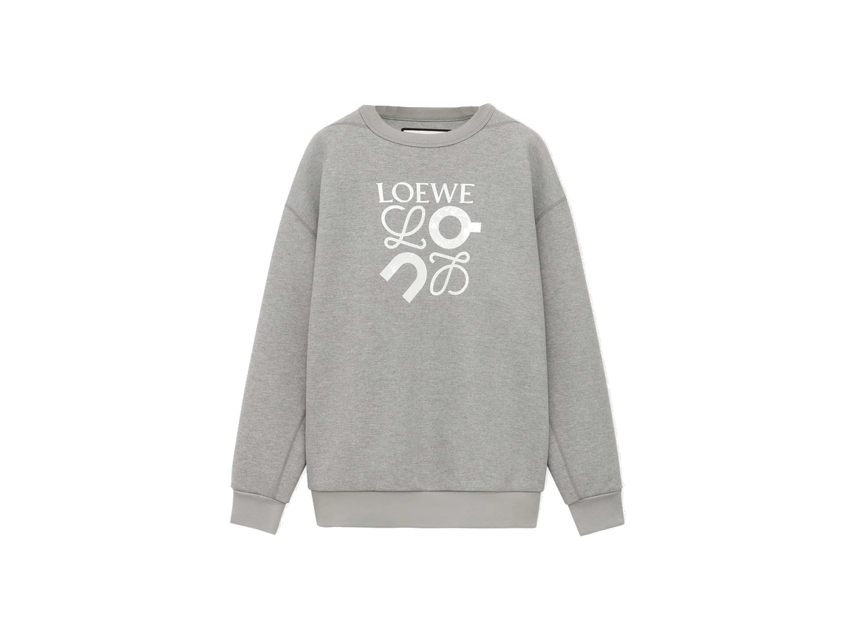 LOEWE x ON Technical Jersey Sweatshirt Grey Melange