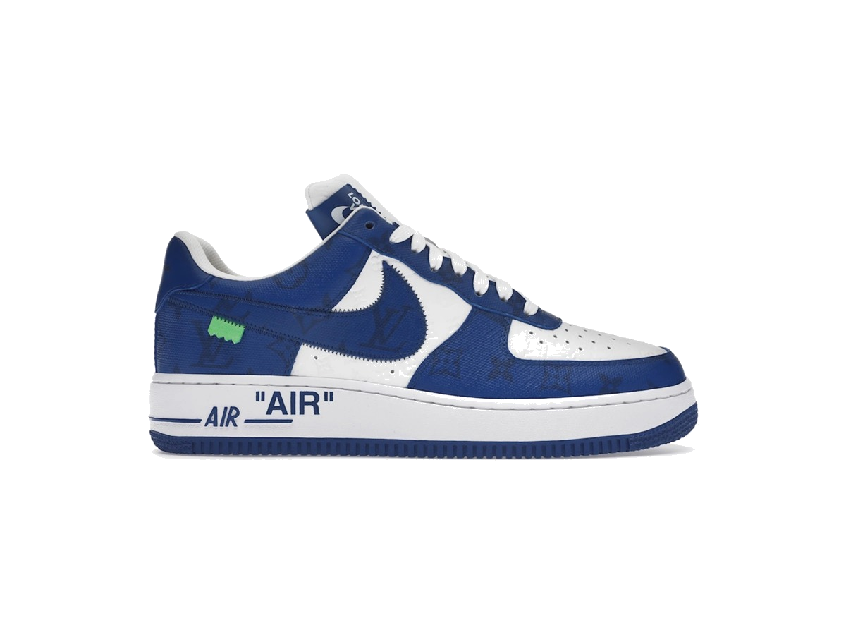 Louis Vuitton Nike Air Force 1 Low By Virgil Abloh White Royal