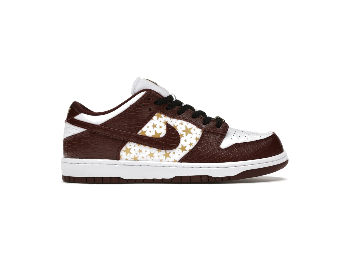 Nike SB Dunk Low Supreme Stars Barkroot Brown (2021)
