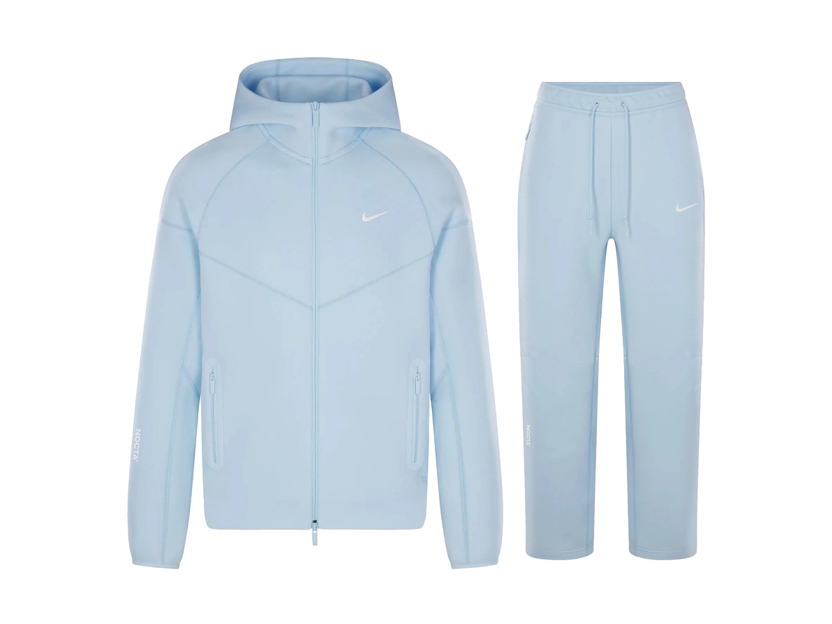 Nike x NOCTA Tech Fleece Hoodie & Joggers Set Cobalt Blue/Tint