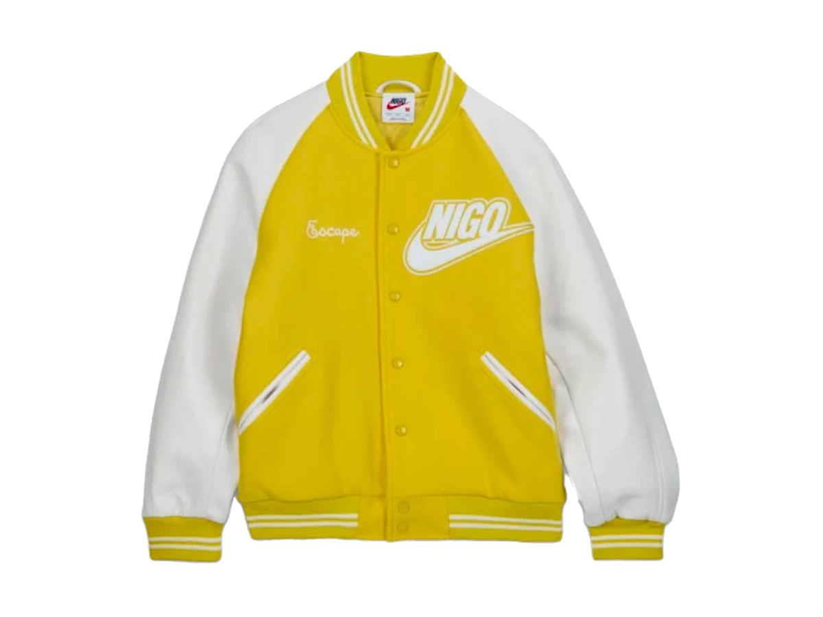 Nike x Nigo NRG Varsity Jacket Yellow