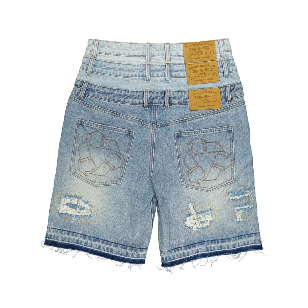 Triple Waist Shorts babe
