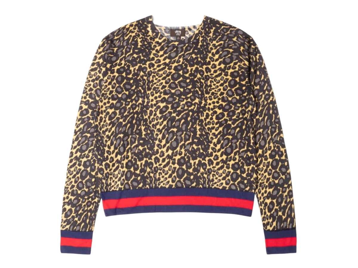 Stussy x Wales Bonner Leopard Sweater Golden