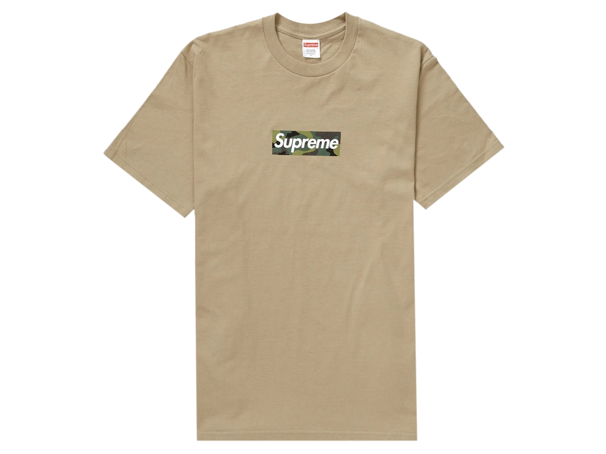 Supreme Box Logo Tee (FW23) Khaki