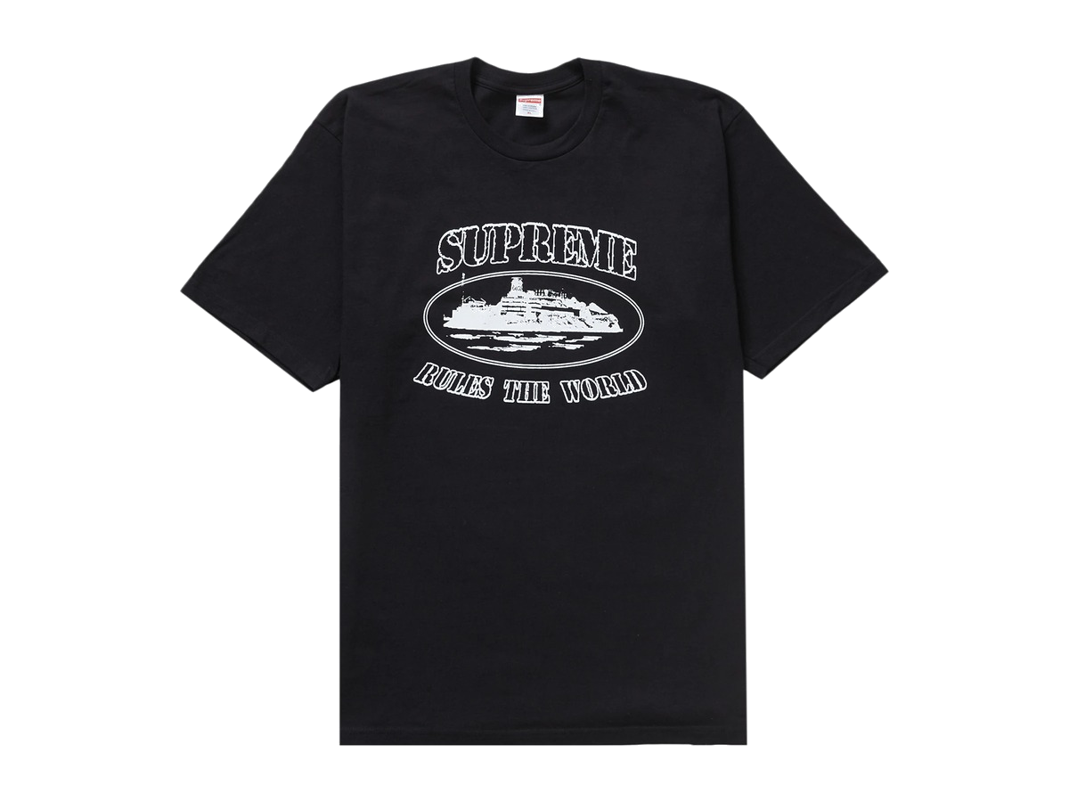 Supreme Corteiz Rules The World Tee Black
