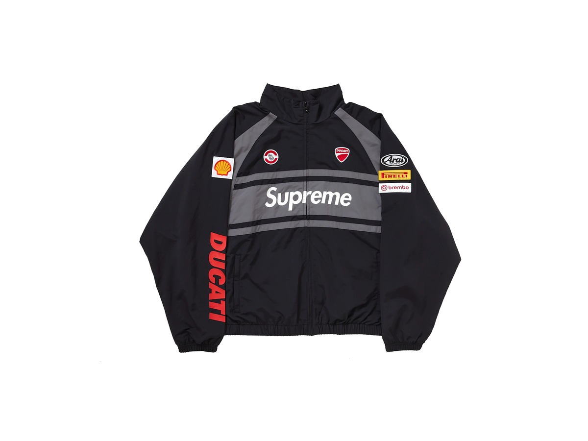 Supreme Ducati Track Jacket Black