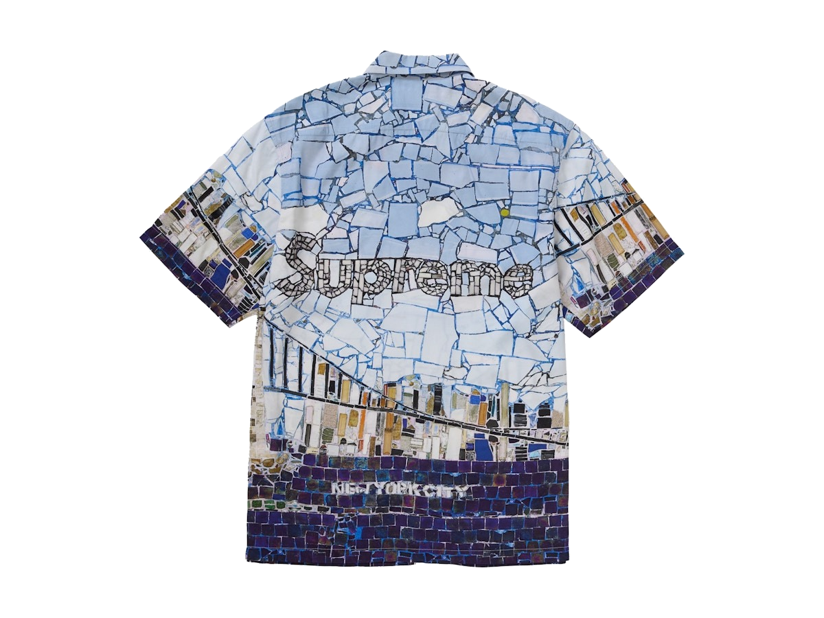 Supreme Mosaic S S Shirt Multicolor