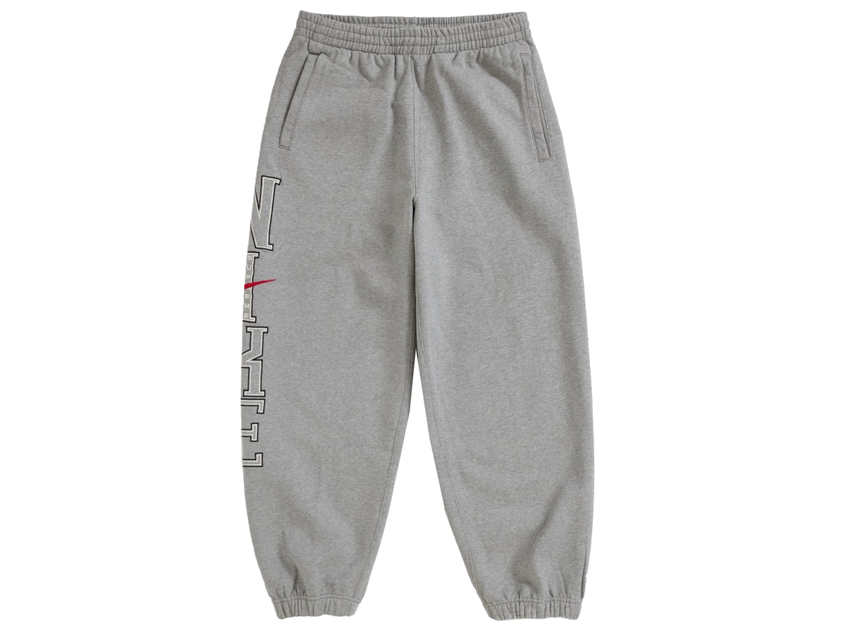 Supreme Nike Sweatpants Heather Grey