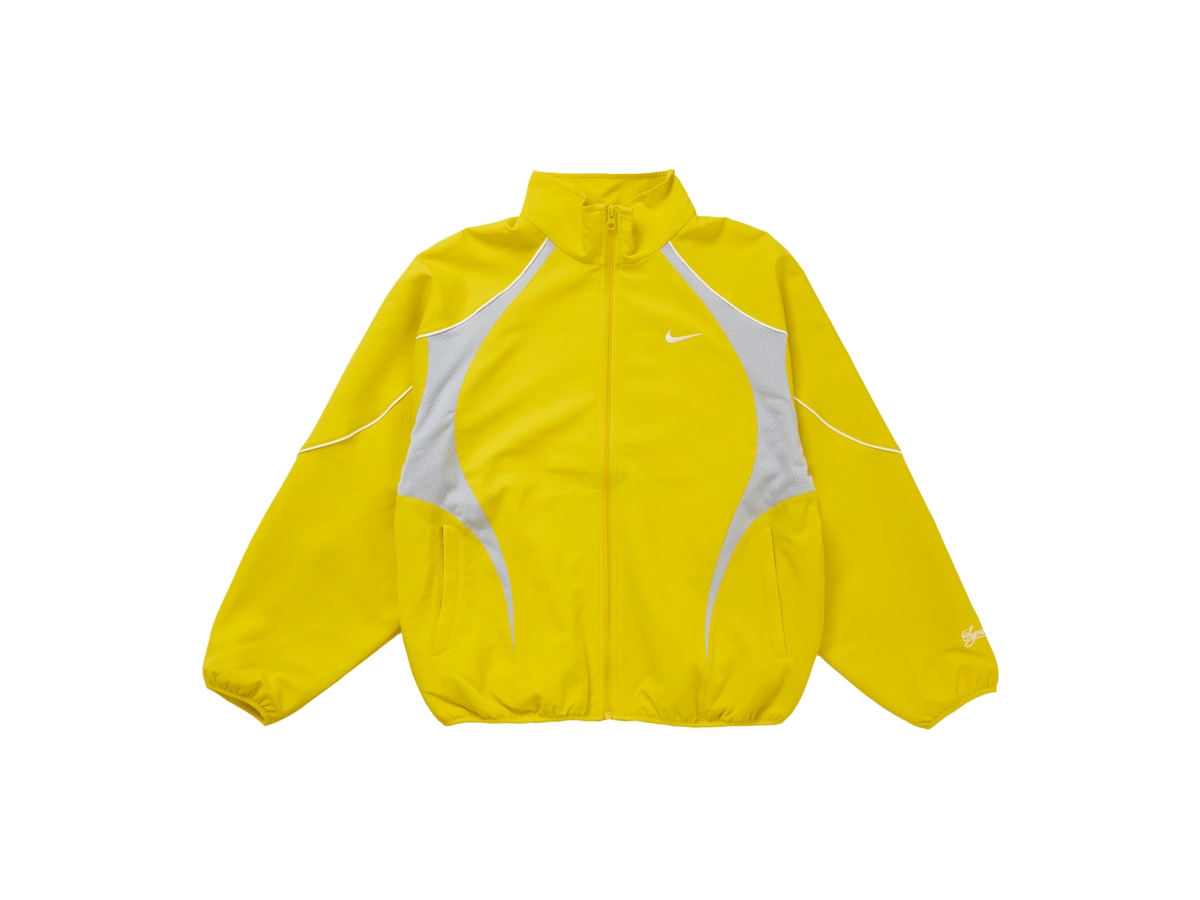 Supreme Nike Track Jacket Yellow