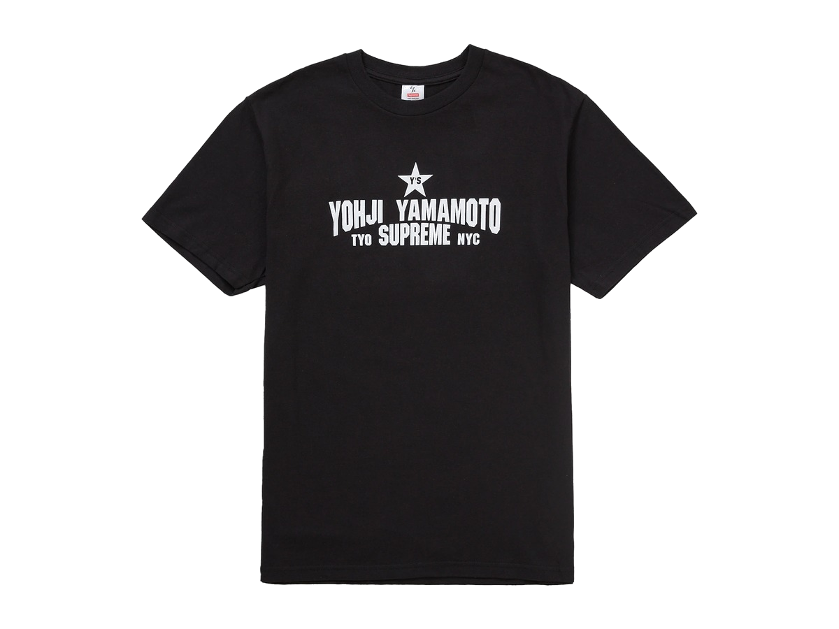 Supreme Y's by Yohji Yamamoto Star Tee Black