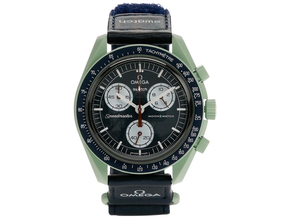 Swatch x Omega Bioceramic Moonswatch Mission to Earth SO33G100