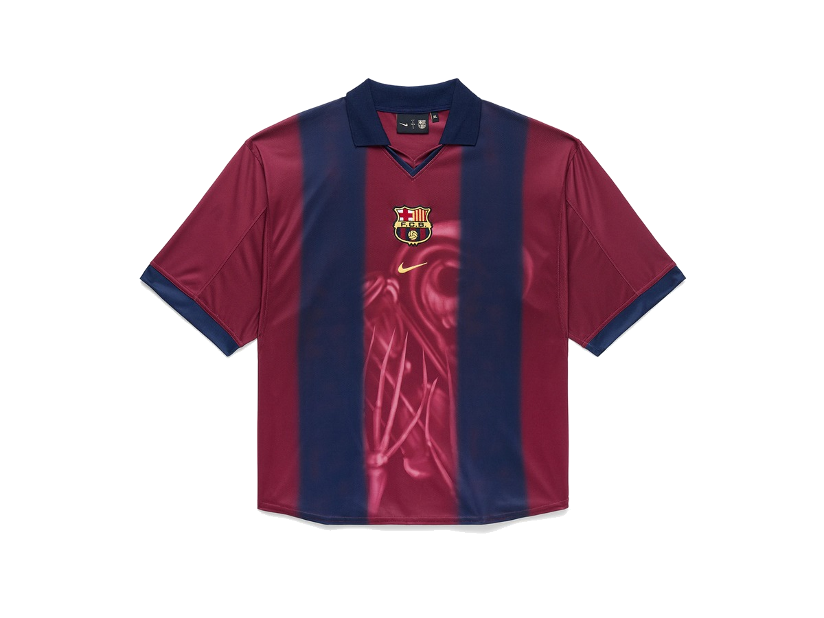 Travis Scott x Nike x FC Barcelona Retro 2000/01 Home Skeleton Jersey Multicolor