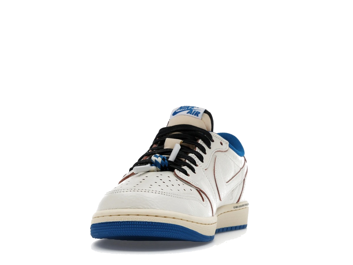 Jordan 1 Retro Low OG SP Fragment x Travis Scott Sail Military Blue