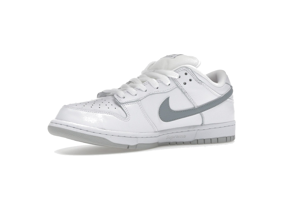 Nike SB Dunk Low Supreme 94 White Metallic Silver