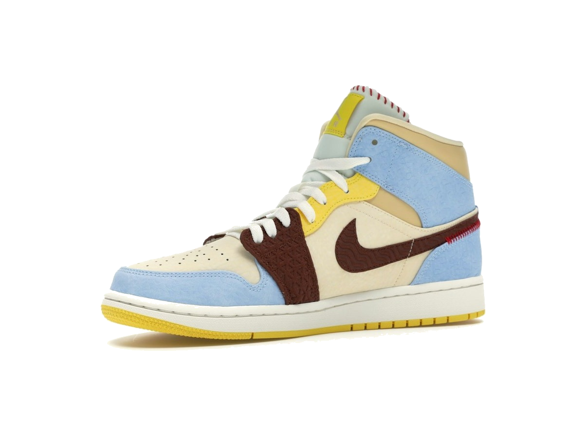Jordan 1 Mid SE Fearless Maison Chateau Rouge