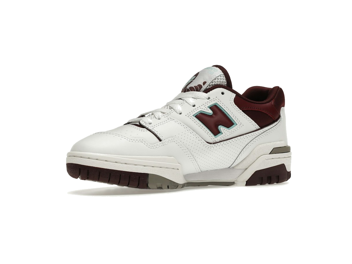New Balance 550 Burgundy Cyan