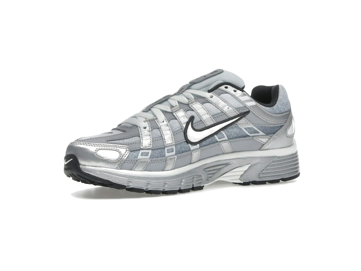 Nike P-6000 Metallic Silver Summit White-Wolf Grey