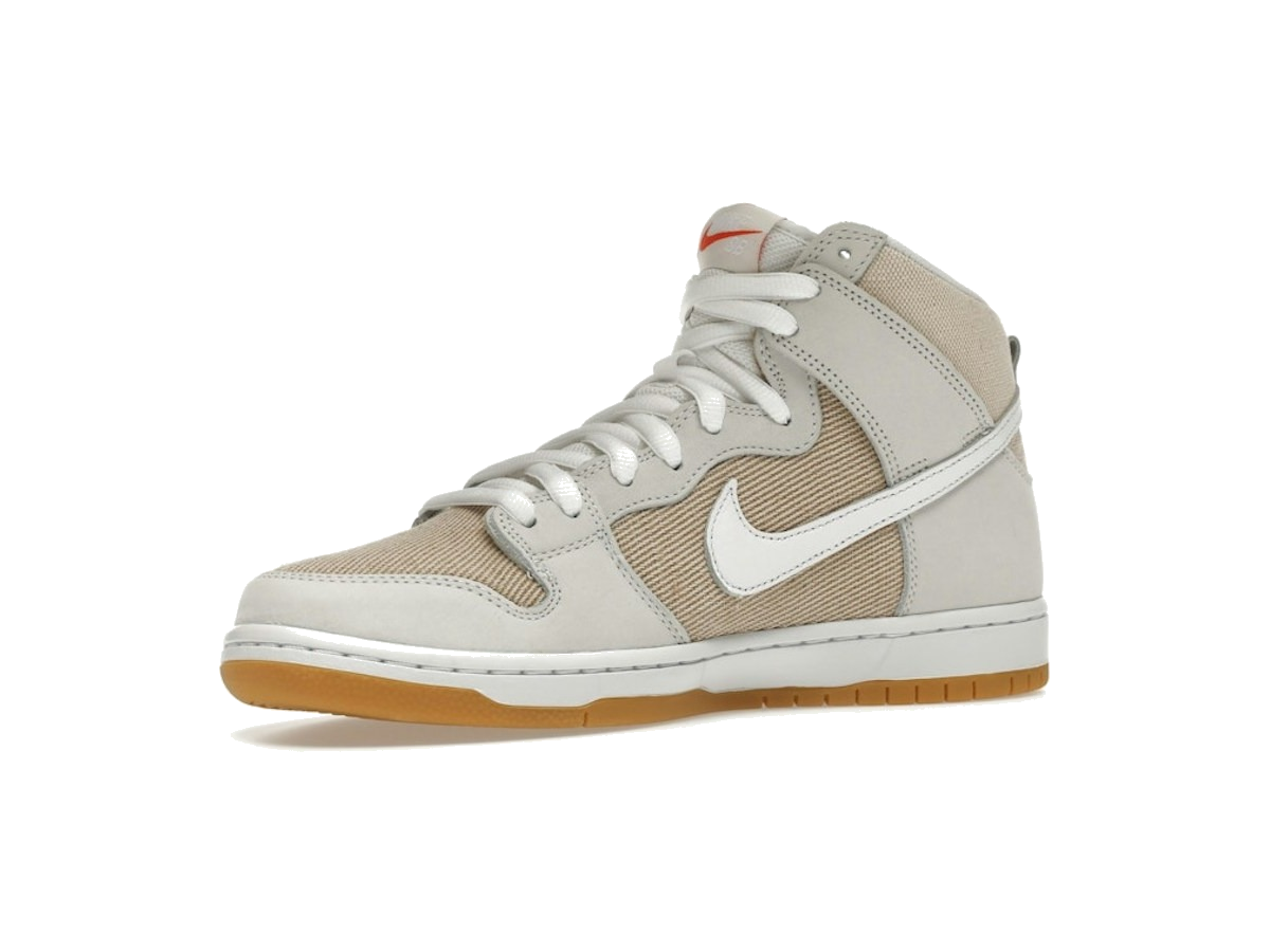 Nike SB Dunk High Pro ISO Orange Label Unbleached Natural