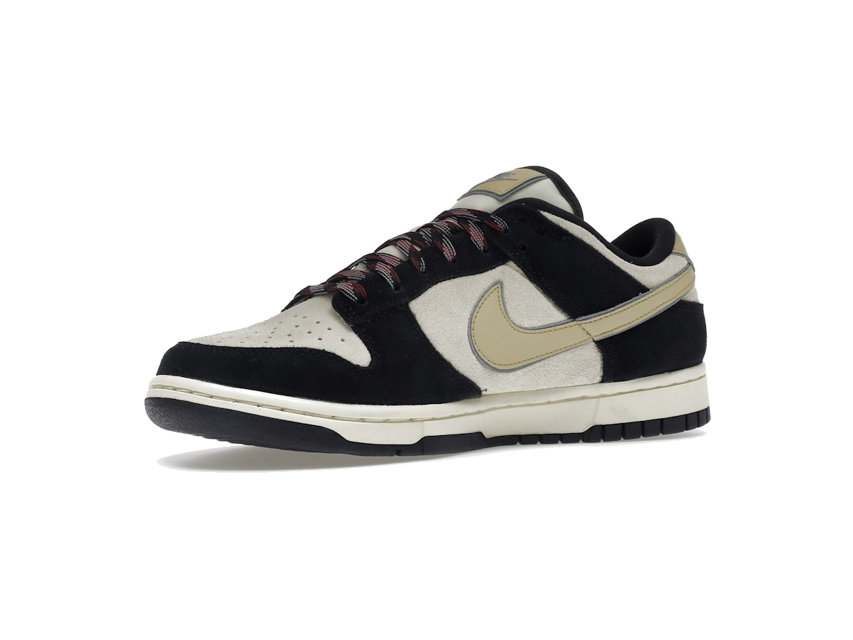 Nike Dunk Low LX Black Suede Team Gold (Women's)