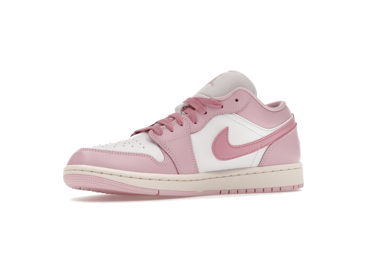Jordan 1 Low Iced Carmine White (Women's)