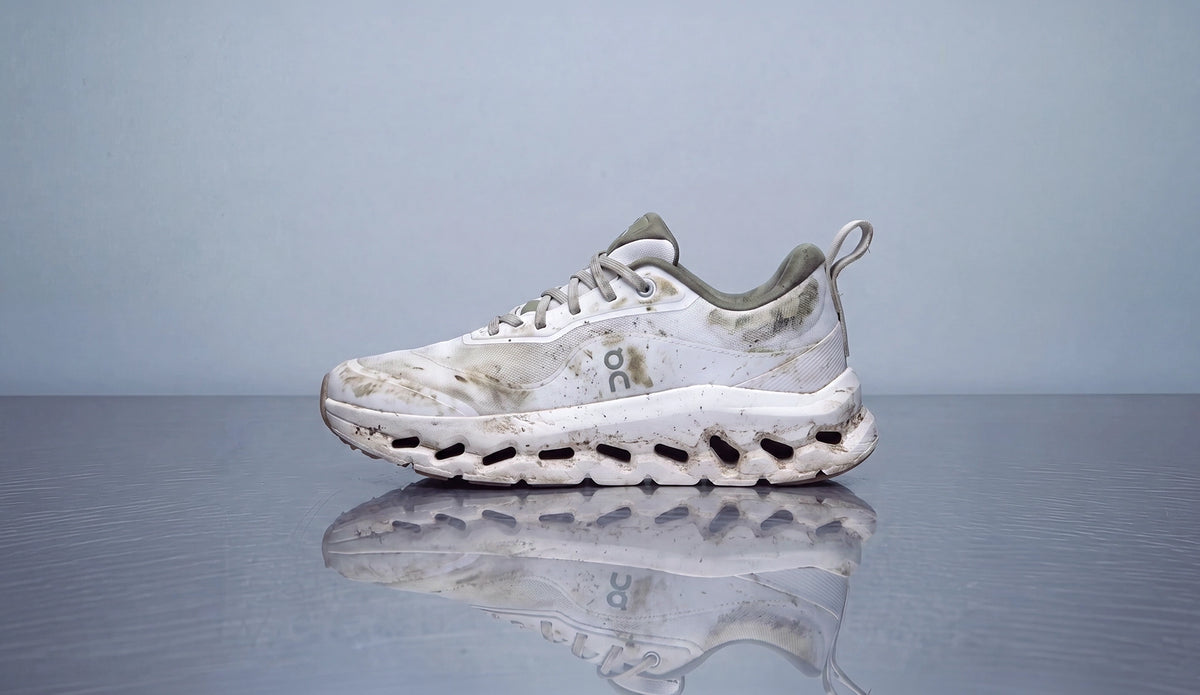 Sneaker nettoyee apres prestation