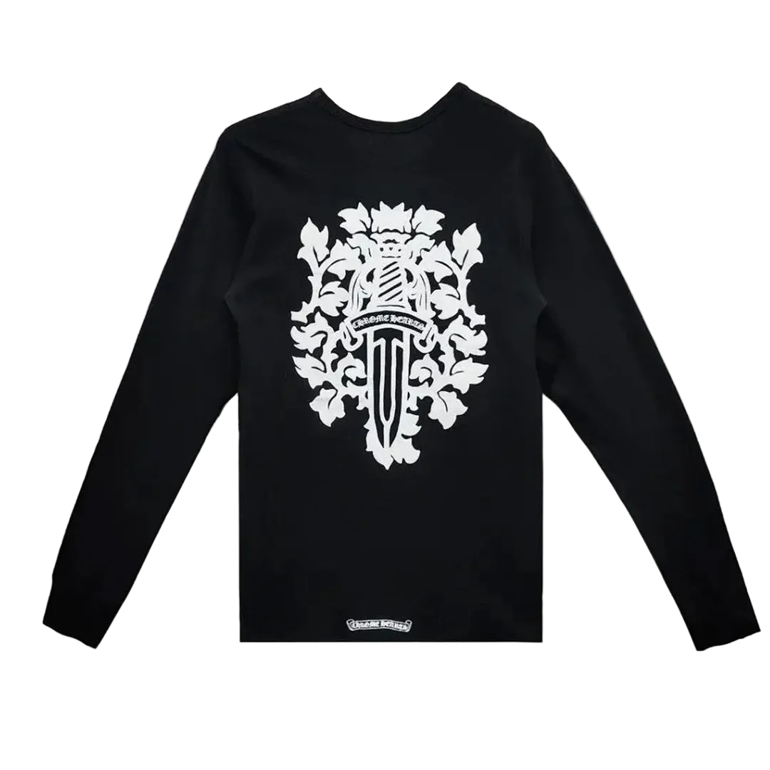 Chrome Hearts Dagger Logo Thermal Long Sleeve T-Shirt